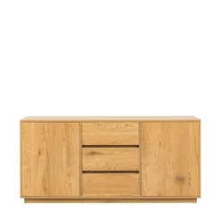 SINCE Buffet 2 portes, 3 tiroirs en bois L180cm