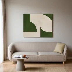 SINCLAIR Canapé 3 places en tissu bouclette