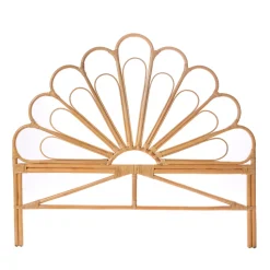 SINGARAJA Tête de lit design en rotin 160cm