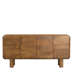 SIRA Buffet 4 portes en bois massif L160cm