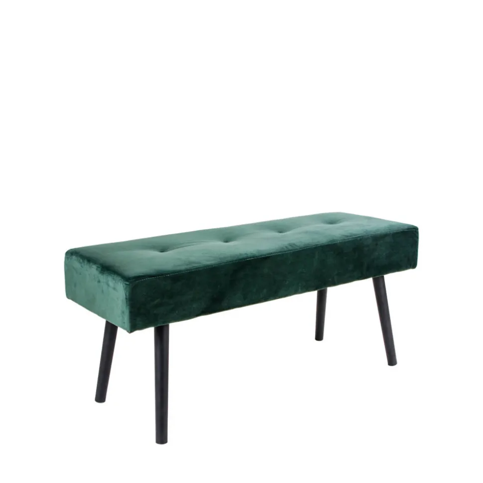 SKIBY Banc en velours L100cm