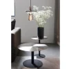 SNOW Table basse ronde en métal brossé ø60cm
