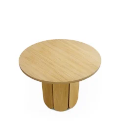 SOFT Table à manger 4 personnes ronde en bois