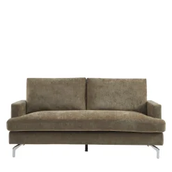 SOPHIE Canapé 3 places en tissu pieds chrome