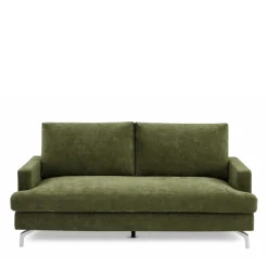 SOPHIE Canapé 3 places en tissu pieds chrome
