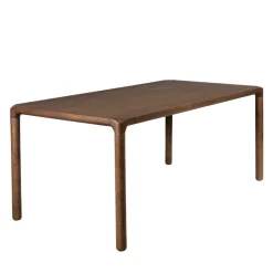STORM Table à manger 8 personnes aux bords arrondis en bois