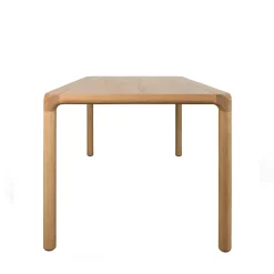 STORM Table à manger 10 personnes aux bords arrondis en bois
