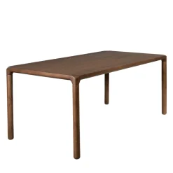 STORM Table à manger 10 personnes aux bords arrondis en bois
