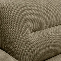 STUNE Canapé droit 4 places en tissu à accoudoirs larges