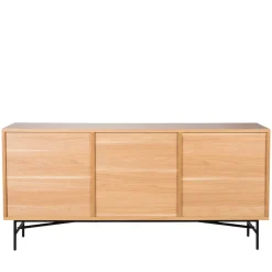 SVEG Buffet 2 portes 3 tiroirs en bois L160cm
