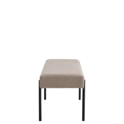 SWINDONBanc en tissu et métal L100cm