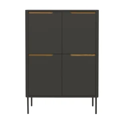 SWITCH Buffet haut en bois 4 portes H128cm