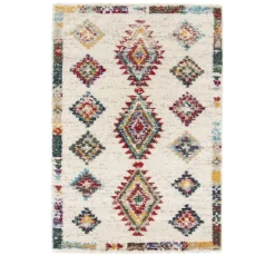 TIKI Tapis d'inspiration berbère à losanges