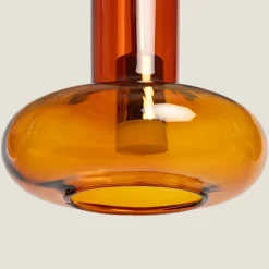 TIMO Suspension en verre avec LED intégrée ø15cm