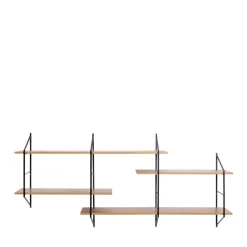 TOCRO Etagère murale en bois et métal L191cm