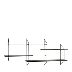 TOCRO Etagère murale en bois et métal L191cm