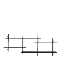 TOCRO Etagère murale en bois et métal L191cm