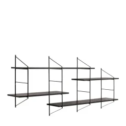 TOCRO Etagère murale en bois et métal L191cm