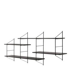 TOCRO Etagère murale en bois et métal L191cm