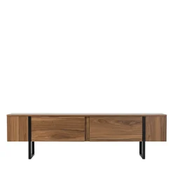 TOD Meuble TV 2 portes en bois et métal L180cm