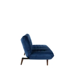 TOMMY Canapé convertible 3 places en velours