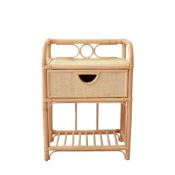 TONDANO Table de chevet en rotin