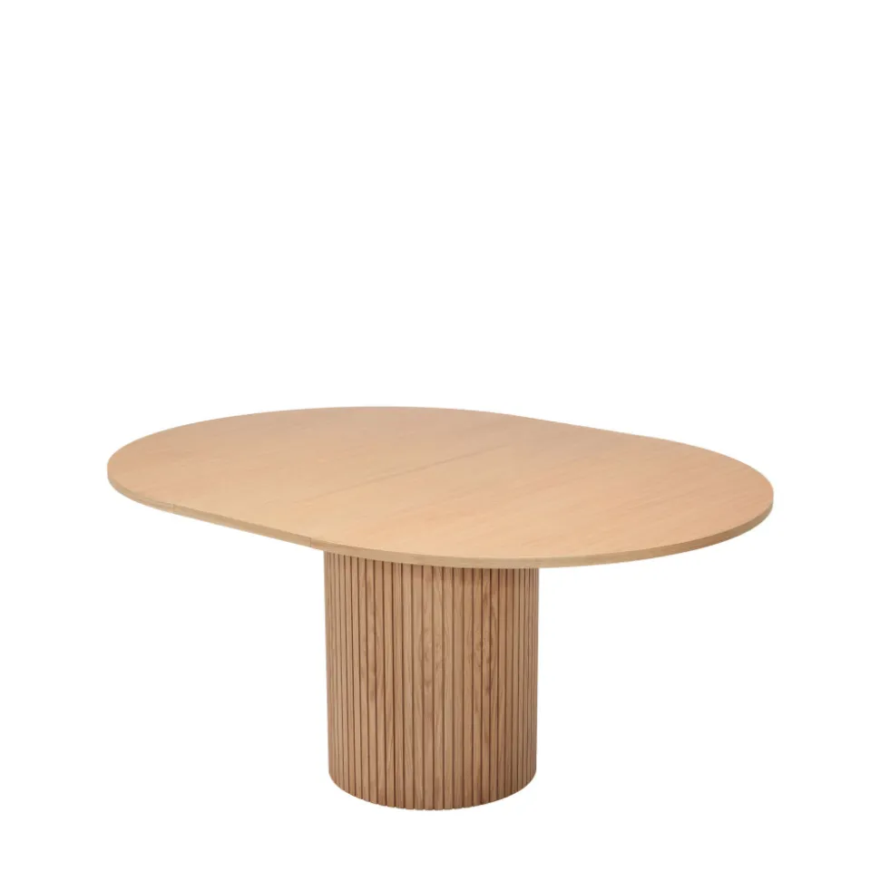 TOSCANA Table à manger extensible 4 à 6 personnes en bois ø120-160x120cm