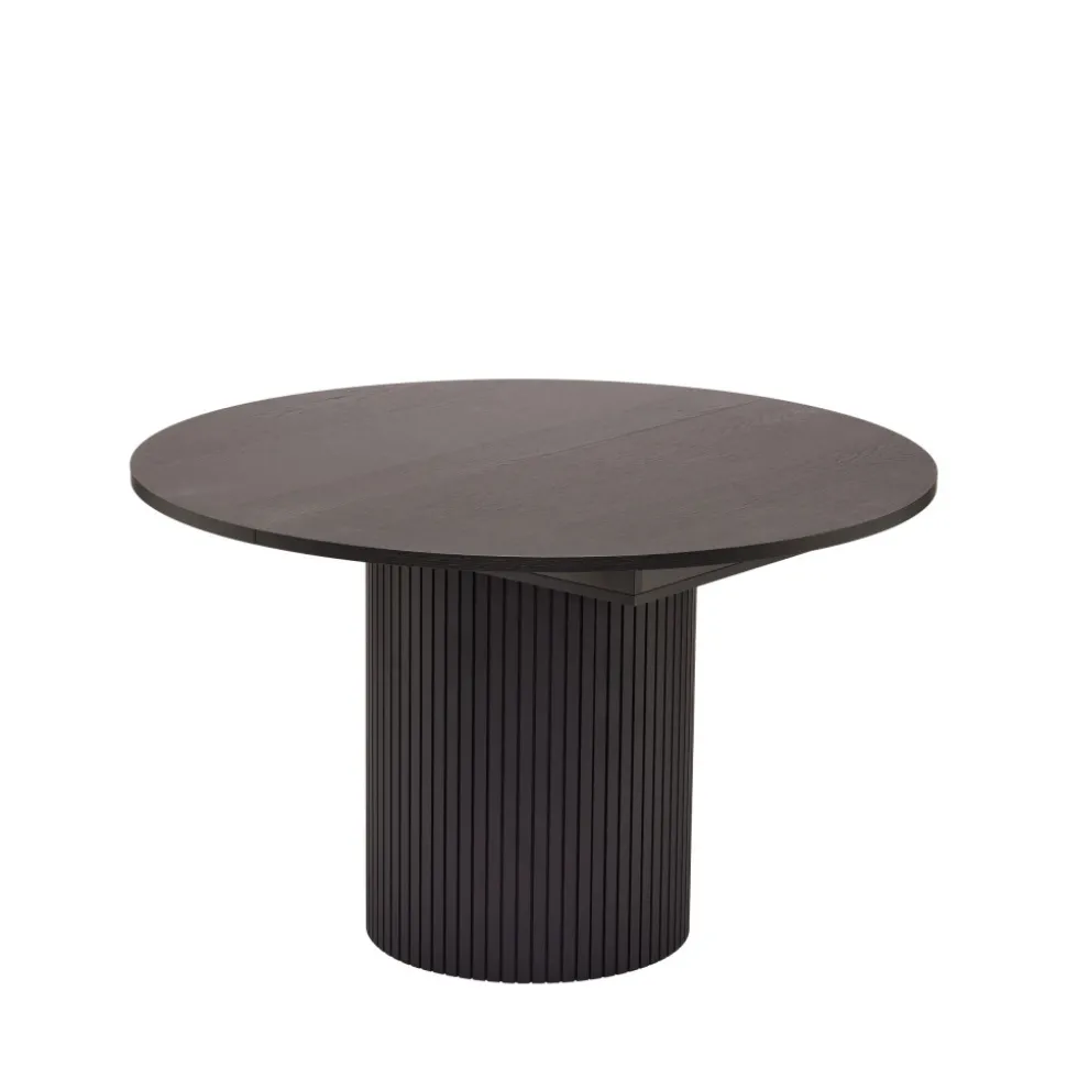 TOSCANA Table à manger extensible 4 à 6 personnes en bois ø120-160x120cm