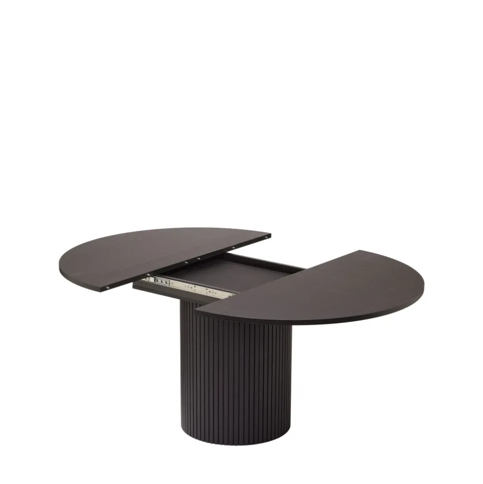 TOSCANA Table à manger extensible 4 à 6 personnes en bois ø120-160x120cm