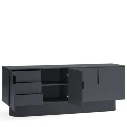 TOTEM Buffet 4 portes en bois L200cm
