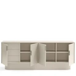 TOTEM Buffet 4 portes en bois L200cm