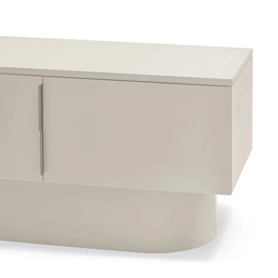 TOTEM Meuble TV 4 portes en bois L200 cm