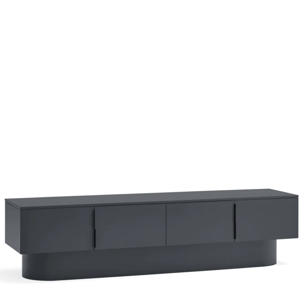 TOTEM Meuble TV 4 portes en bois L200 cm
