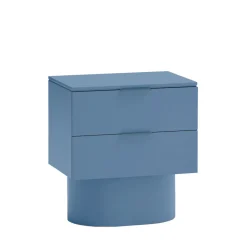 TOTEM Table de chevet 2 tiroirs en bois