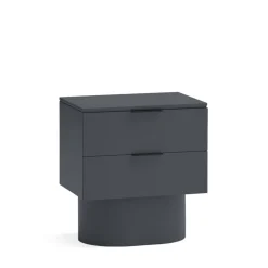 TOTEM Table de chevet 2 tiroirs en bois