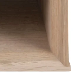 TROGON Table de chevet murale 1 tiroir, 1 niche en bois