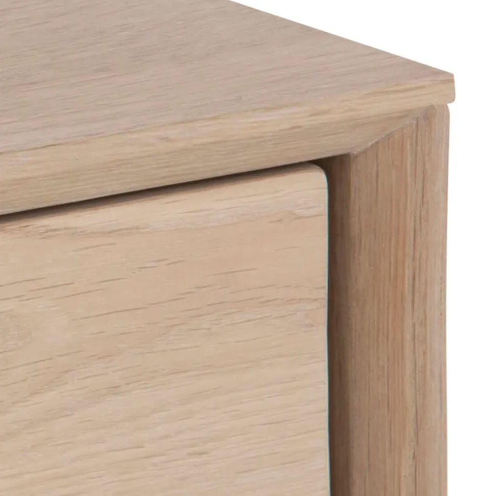 TROGON Table de chevet murale 1 tiroir, 1 niche en bois