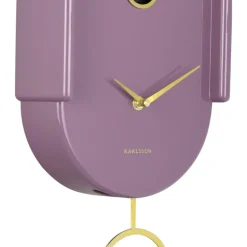 TWEET Horloge murale en métal avec coucou