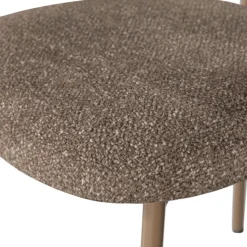 VALOR Lot de 2 chaises en tissu et métal