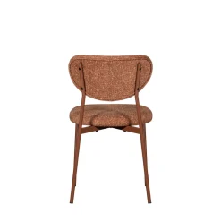 VALOR Lot de 2 chaises en tissu et métal