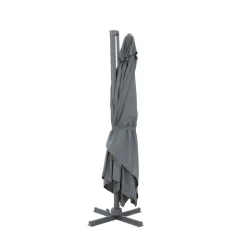 VEYA Parasol rectangulaire déporté en aluminium 3x4m