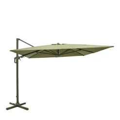 VEYA Parasol rectangulaire déporté en aluminium 3x4m