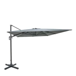 VEYA Parasol rectangulaire déporté en aluminium 3x4m