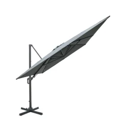 VEYA Parasol rectangulaire déporté en aluminium 3x4m