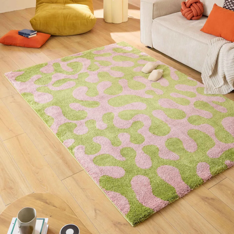 VIBE Tapis vintage à motif abstrait