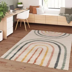 VICTORIA II Tapis contemporain à motif géométrique