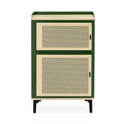 VINTAGIO Petit meuble de rangement 2 portes en métal H94cm