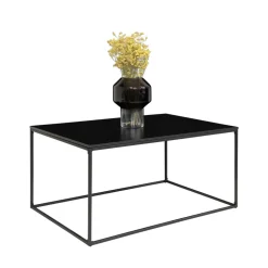 VITA Table basse en métal et bois