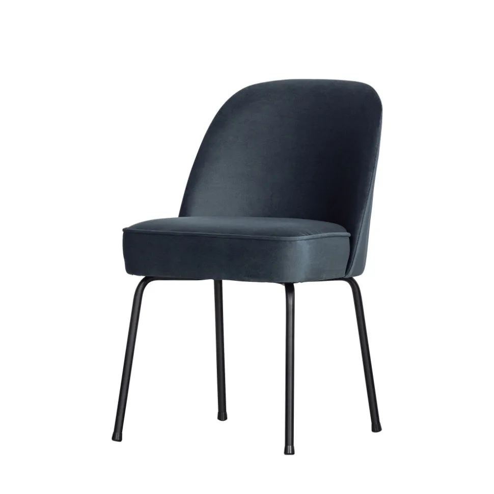 VOGUE Lot de 2 chaises design en velours