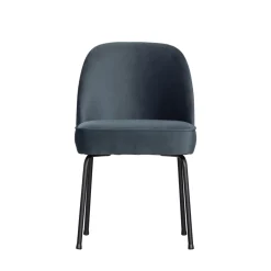 VOGUE Lot de 2 chaises design en velours